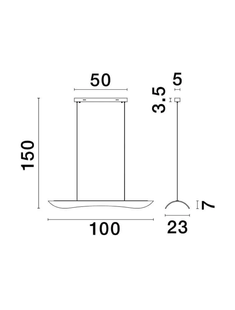 Agos LED Pendelleuchte 3000K