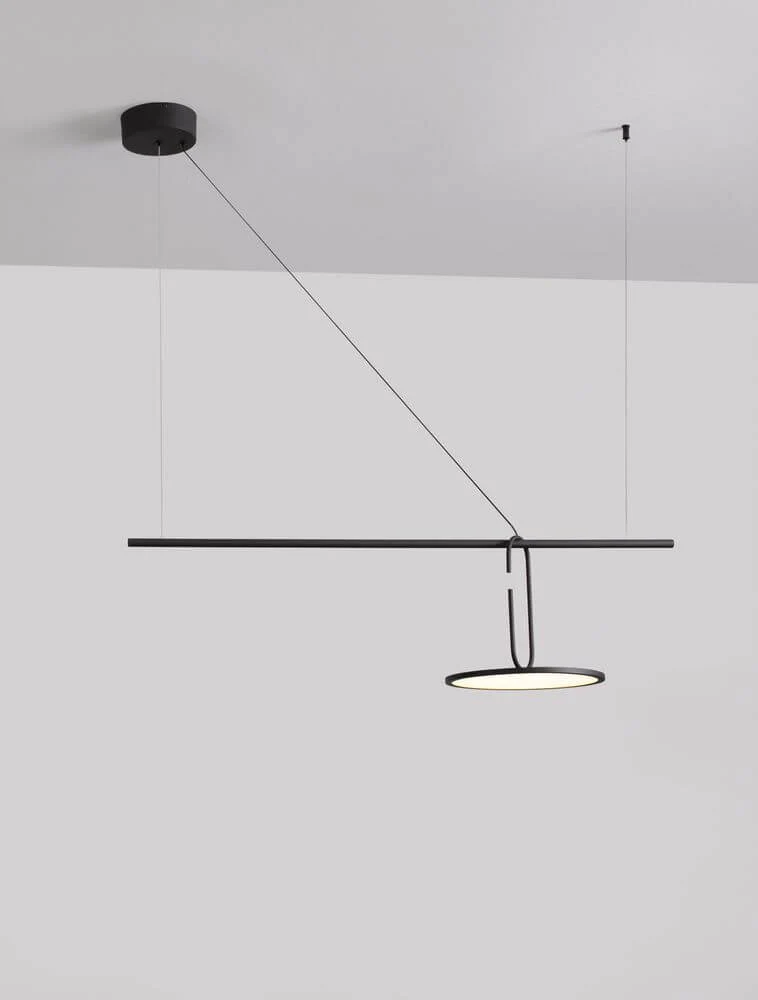 Opi LED Pendelleuchte Horizontal 3000K Schwarz