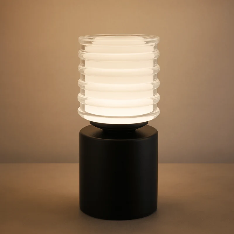 Draagbare oplaadbare LED tafellamp met aanraakbediening dimbaar instelbare kleurtemperatuur sfeerlicht | Sansoti