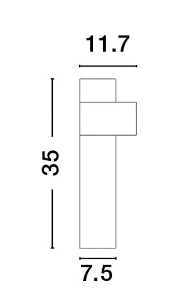 Aduro LED Außensockelleuchte 3000K Schwarz IP54