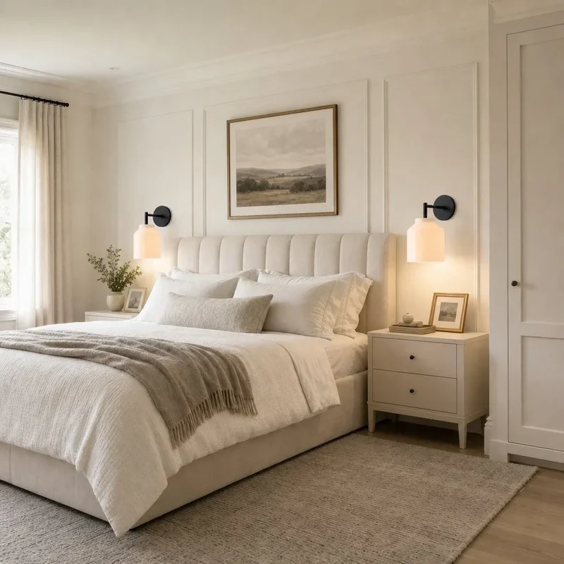 Metalen Wandlamp Minimalistisch Mat Afwerking Scandinavische Stijl Sfeerlicht voor Slaapkamer Gang Woonkamer Interieur | Sansoti