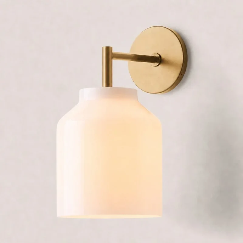Metalen Wandlamp Minimalistisch Mat Afwerking Scandinavische Stijl Sfeerlicht voor Slaapkamer Gang Woonkamer Interieur | Sansoti