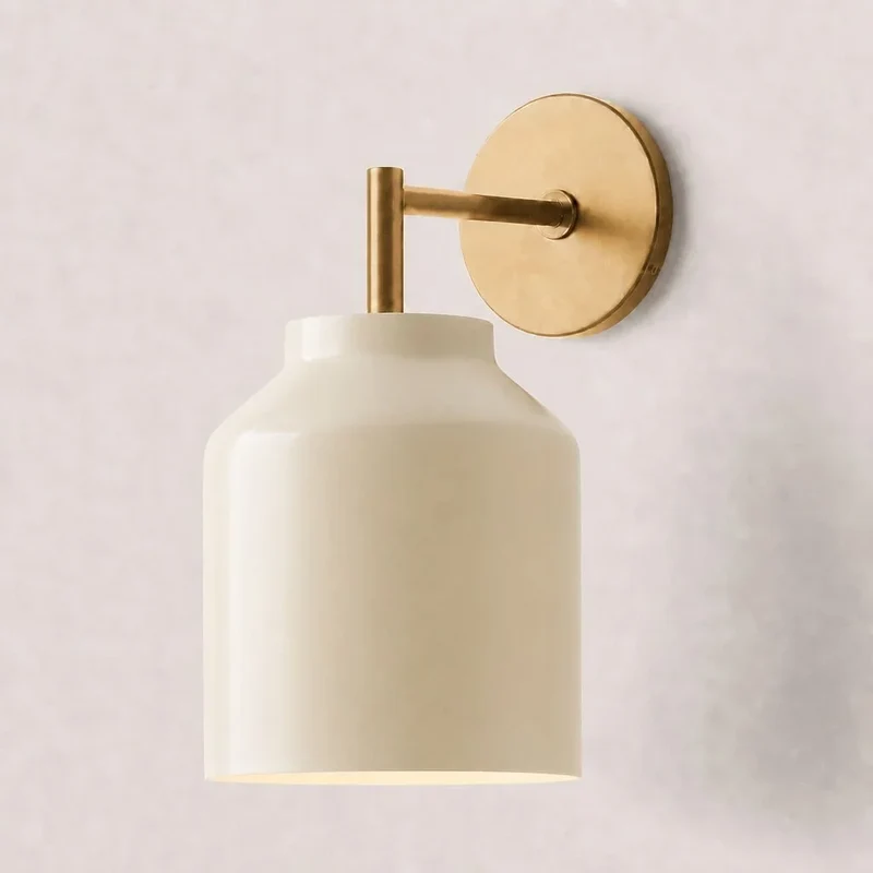 Metalen Wandlamp Minimalistisch Mat Afwerking Scandinavische Stijl Sfeerlicht voor Slaapkamer Gang Woonkamer Interieur | Sansoti