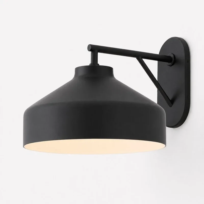 Metalen Wandlamp Minimalistisch Mat Afwerking Scandinavische Stijl Sfeerlicht voor Slaapkamer Gang Woonkamer Interieur | Sansoti