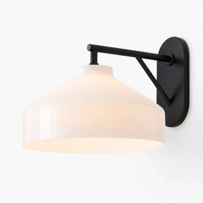 Metalen Wandlamp Minimalistisch Mat Afwerking Scandinavische Stijl Sfeerlicht voor Slaapkamer Gang Woonkamer Interieur | Sansoti