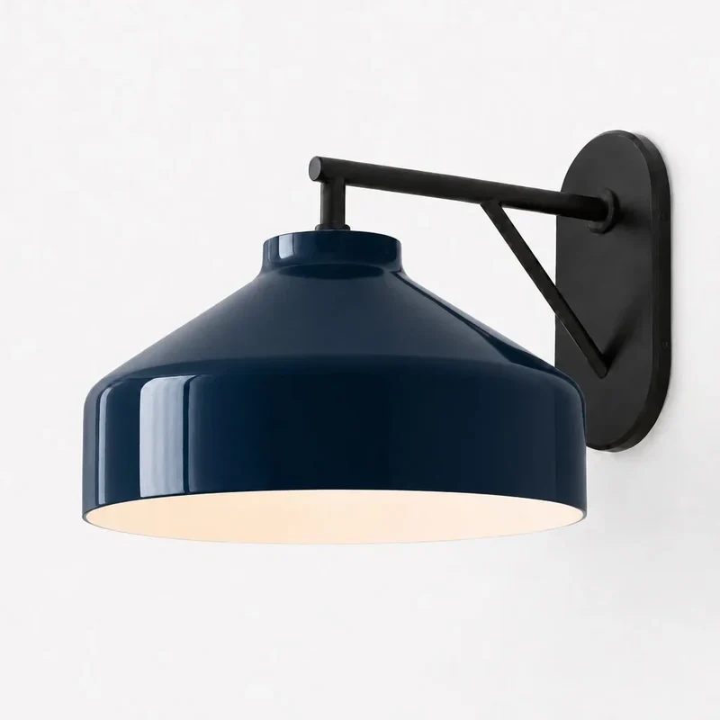 Metalen Wandlamp Minimalistisch Mat Afwerking Scandinavische Stijl Sfeerlicht voor Slaapkamer Gang Woonkamer Interieur | Sansoti