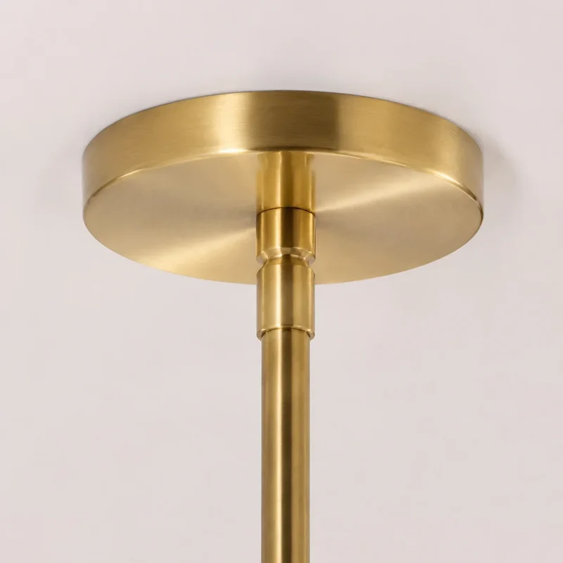 Geslepen Glazen Hanglamp Farmhouse Stijl – Amber of Helder Glas – Messing, Zwart of Nikkel Afwerking | Sansoti