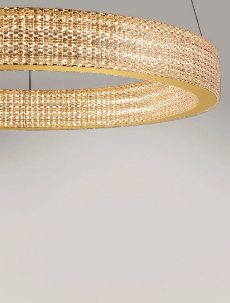 Kinara Pendelleuchte Ø 60cm 3000K Gold
