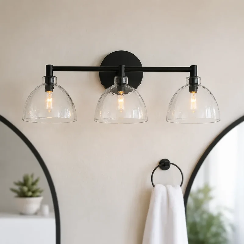 Wandlamp Gerecycled Glas Antique Brass – Minimalistische Wandverlichting voor Badkamer, Gang, Hal & Slaapkamer | Sansoti
