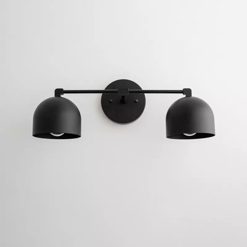Metalen Wandlamp met Bolvormige Kap – Scandinavische Sfeerlamp voor Badkamer Slaapkamer Woonkamer – Moderne Wandverlichting Zwart Goud Messing | Sansoti