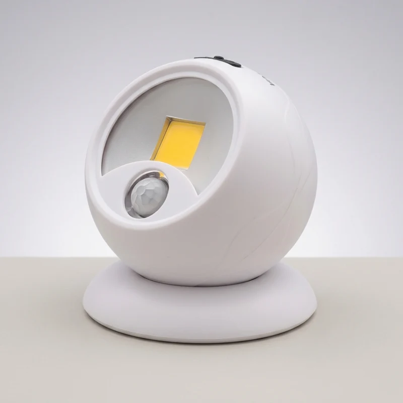 Draadloze LED-spotverlichting met Bewegingssensor Zwenkbaar op Batterij voor Binnen en Buiten Automatisch | Sansoti
