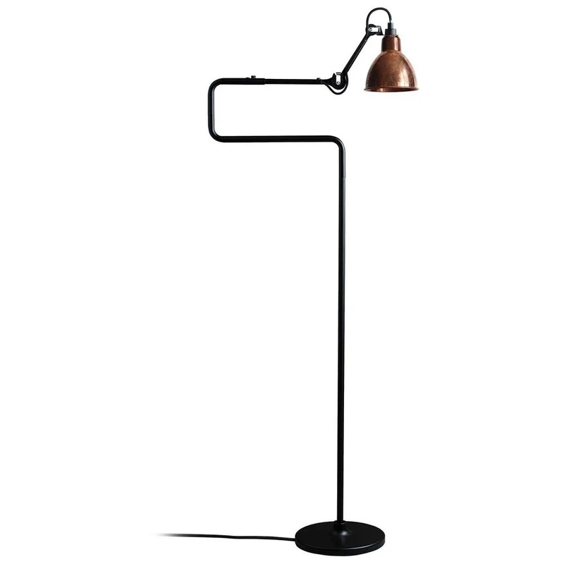 DCWéditions Gras N°411 Stehlampe mit Schirm drehbar