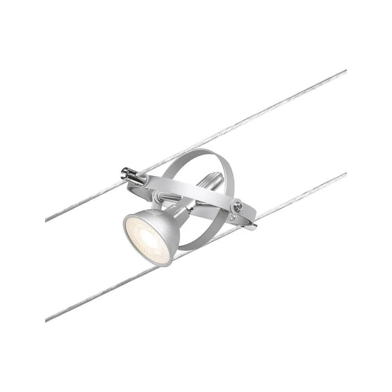 CorDuo Seilsystem Cardan Einzelspot Chrom-Matt
