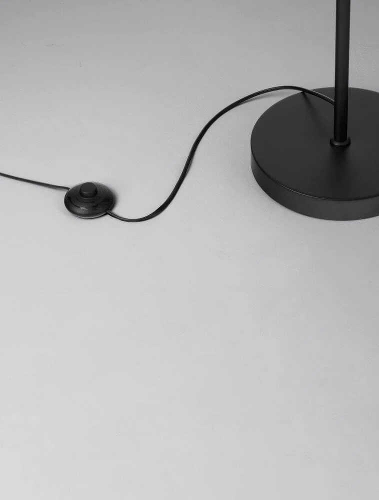Caro Stehlampe Schwarz, Braun