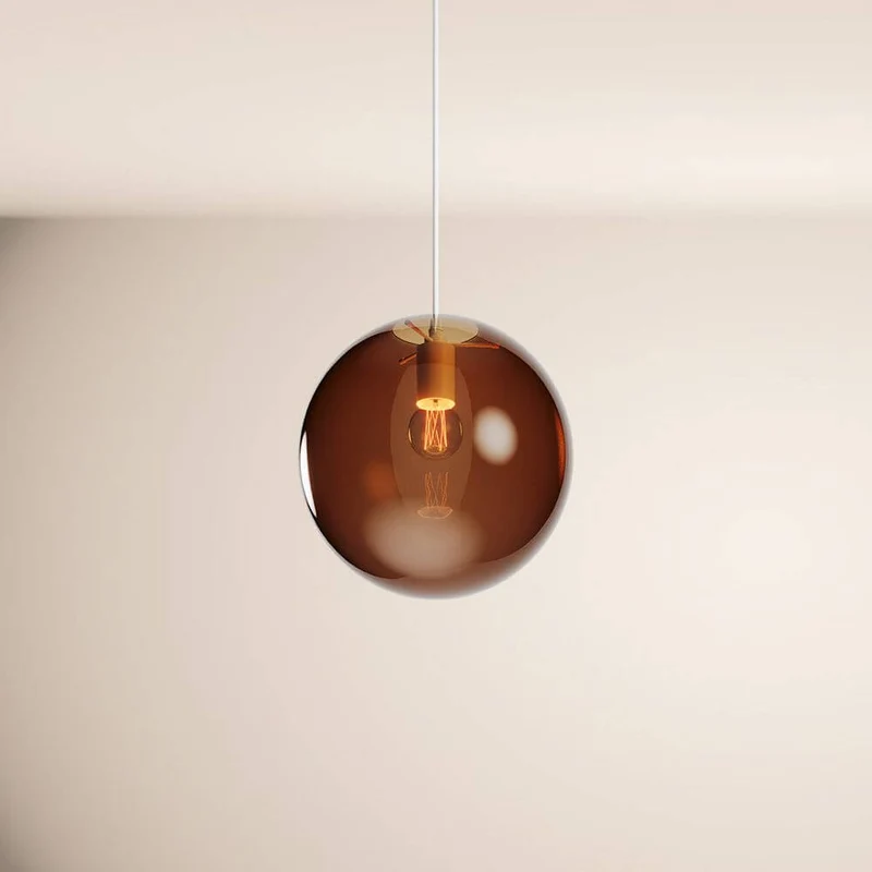 s.luce Orb Glaskugel Galerieleuchte Aufhängung 500cm Weiß