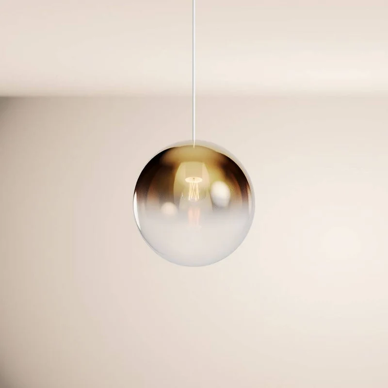 s.luce Orb Glaskugel Galerieleuchte Aufhängung 500cm Weiß
