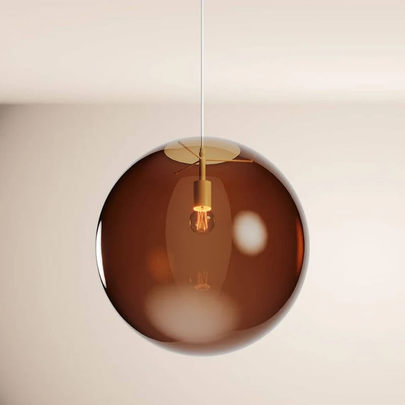 s.luce Orb Glaskugel Galerieleuchte Aufhängung 500cm Weiß