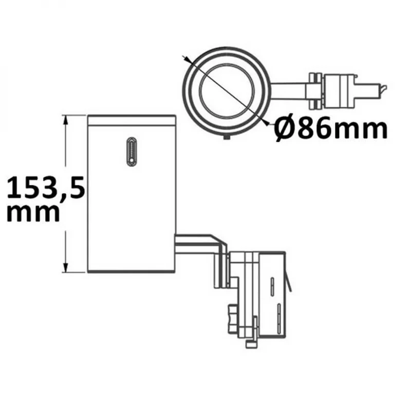 3-Phasen Power-LED Strahler 2400lm 24W 4000K Neutralweiß