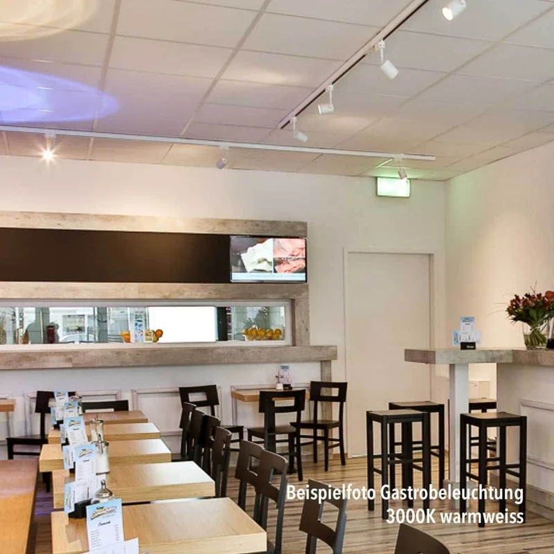 3-Phasen Power-LED Strahler 2400lm 24W 4000K Neutralweiß