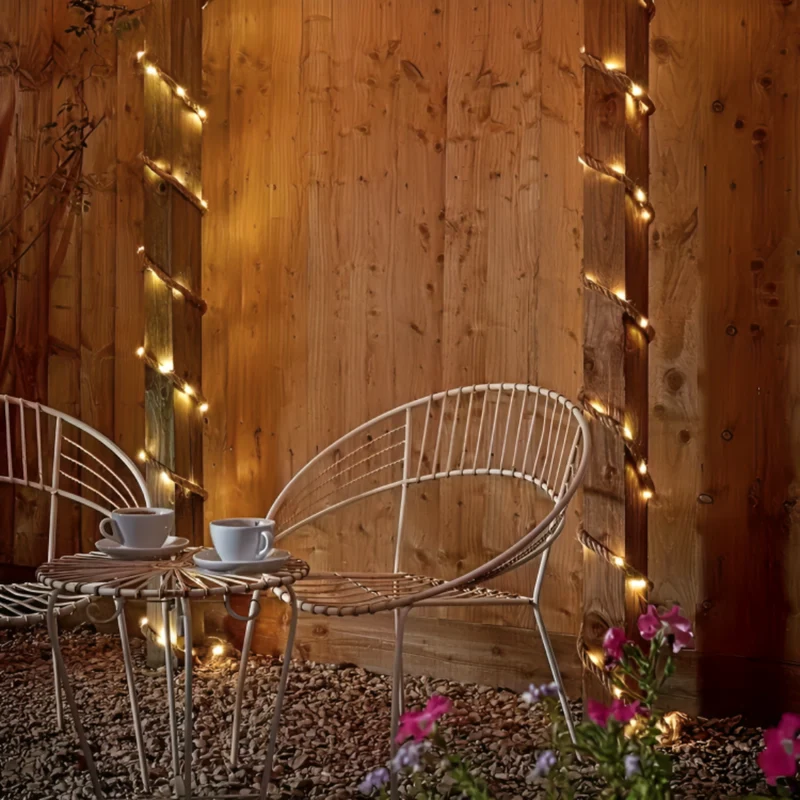 Solar Lichtsnoer Touw 5-10m LED Waterdicht Tuinverlichting Sfeerlampen Outdoor Decoratie Feestverlichting Terras | Sansoti