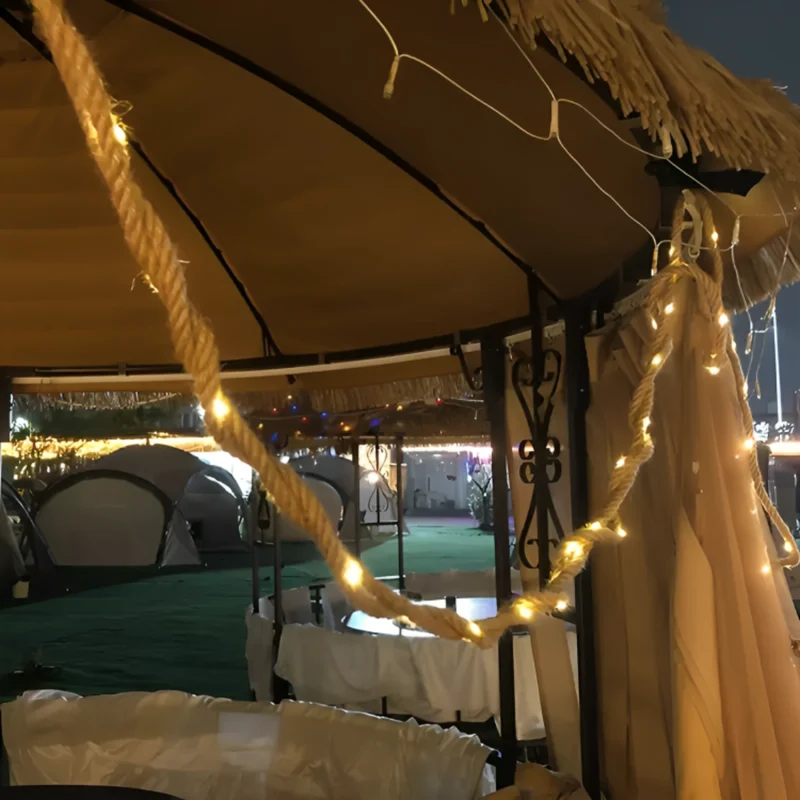Solar Lichtsnoer Touw 5-10m LED Waterdicht Tuinverlichting Sfeerlampen Outdoor Decoratie Feestverlichting Terras | Sansoti