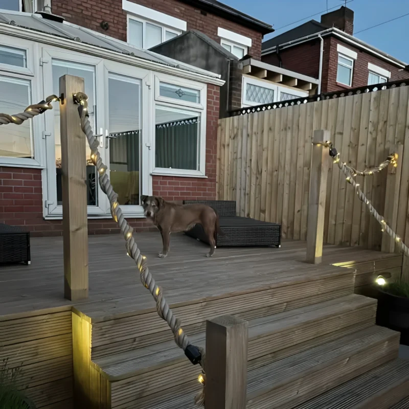 Solar Lichtsnoer Touw 5-10m LED Waterdicht Tuinverlichting Sfeerlampen Outdoor Decoratie Feestverlichting Terras | Sansoti