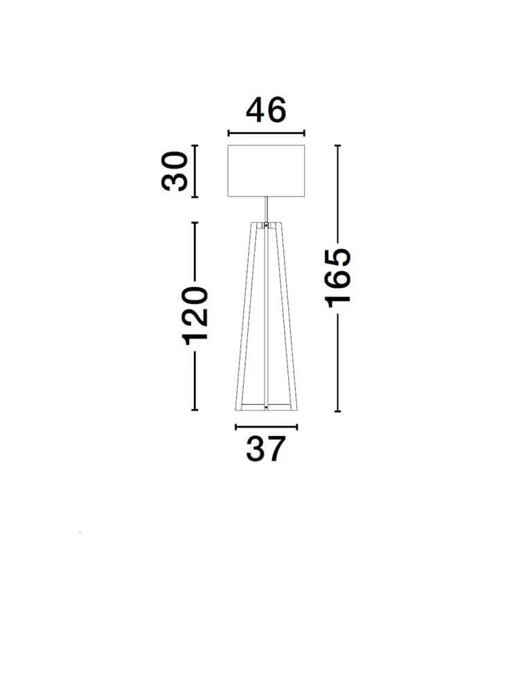 Artis Stehlampe H 153cm