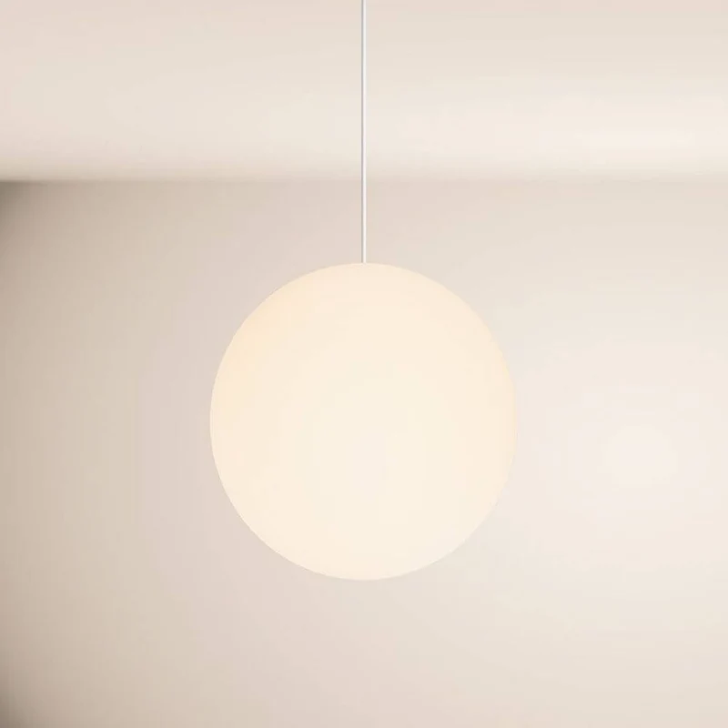 s.luce Orb Glaskugel Pendelleuchte Aufhängung 150cm Weiß
