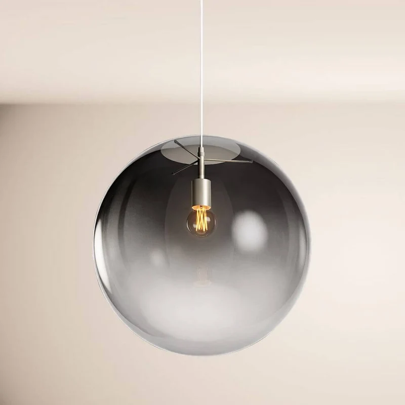 s.luce Orb Glaskugel Pendelleuchte Aufhängung 150cm Weiß