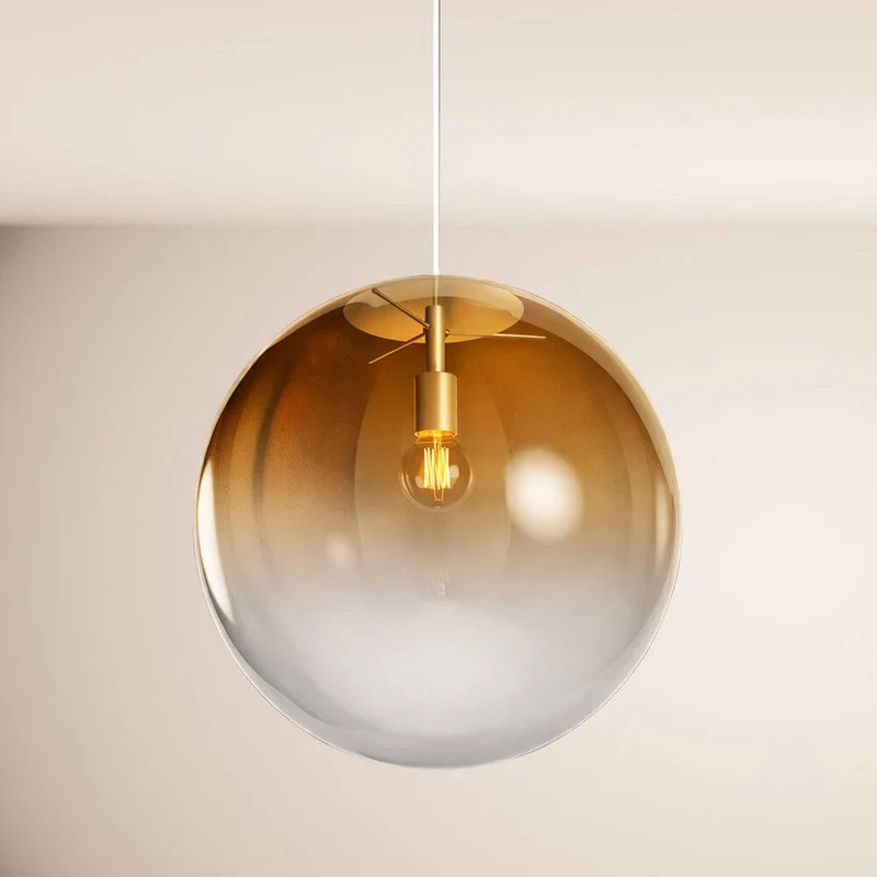 s.luce Orb Glaskugel Pendelleuchte Aufhängung 150cm Weiß