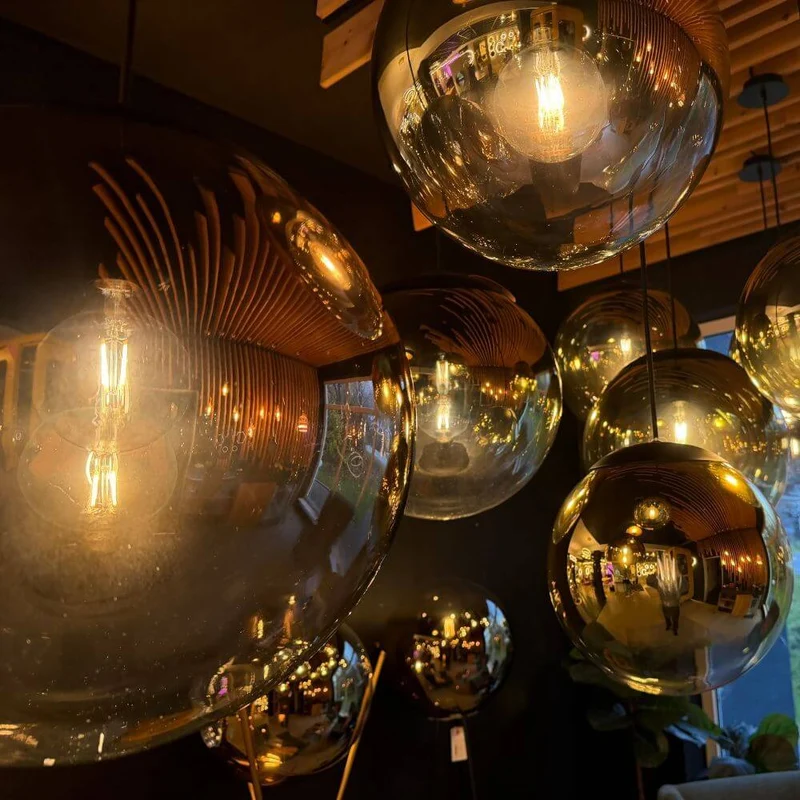 s.luce Orb Glaskugel Pendelleuchte Aufhängung 150cm Weiß
