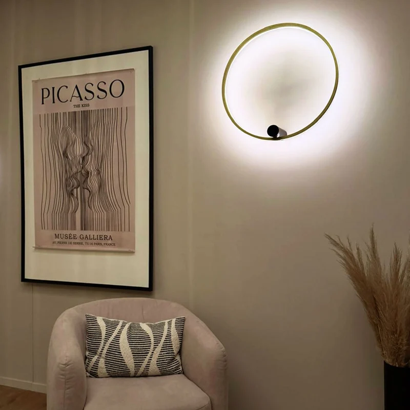 s.luce Ring Air LED Wandleuchte & Deckenlampe Ø 60cm