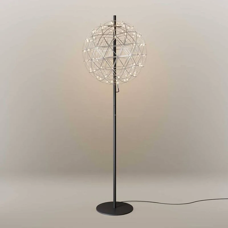 s.luce Atom LED-Stehleuchte aus Metall mit Touchdimmer