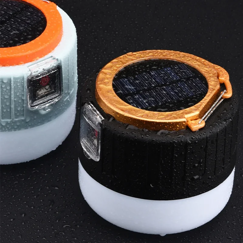 Oplaadbare LED Lantaarn op Zonne-energie met Afstandsbediening Waterdicht voor Camping Tuin Terras Buiten | Sansoti