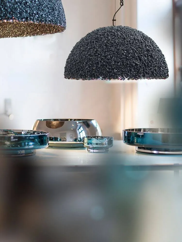 The Duchess Marmor-Pendelleuchte mit Swarovski Kristallen