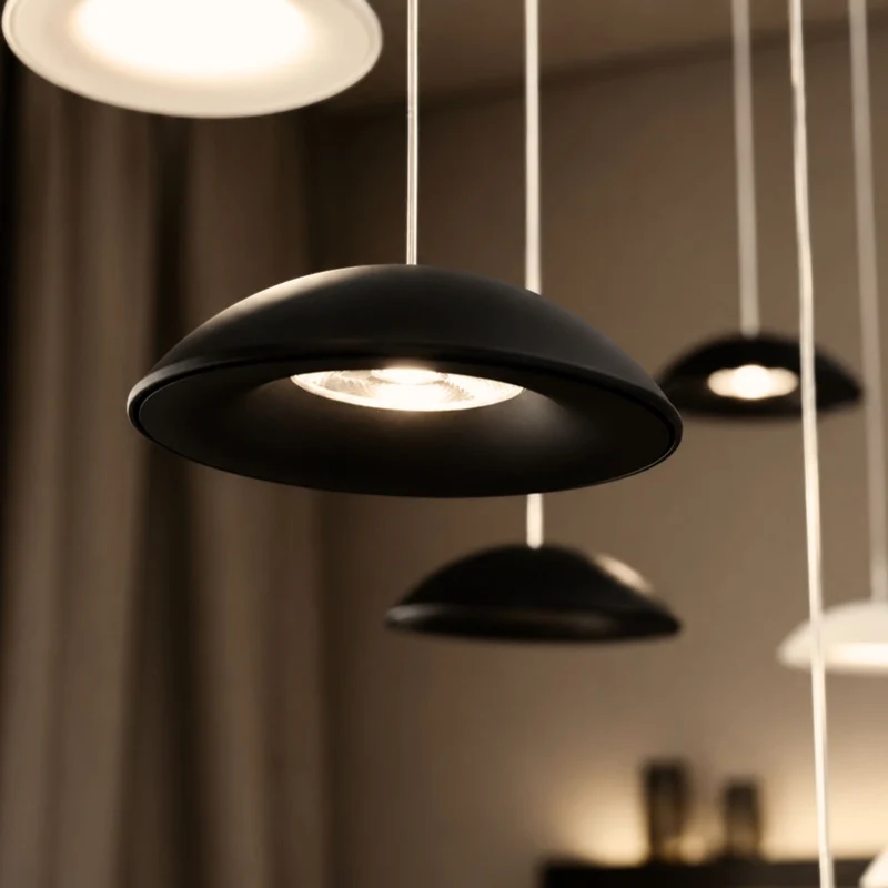 s.luce Santa Air LED-Hängeleuchte Ø 11cm Dimmbar
