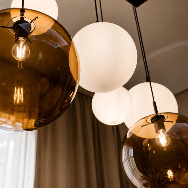 s.luce Orb Esszimmerlampe 12-flammig 160cm 2-reihig