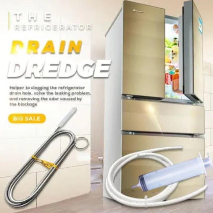Koelkast Afvoerborstel Set 15cm met Sprayfunctie Flexibele Reiniger voor Afvoerleidingen Keuken en Badkamer | Sansoti