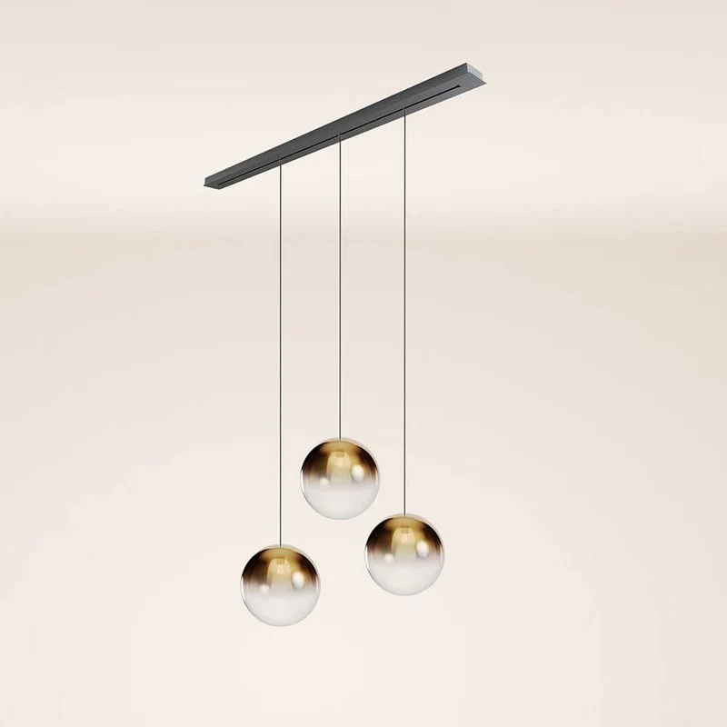 s.luce Orb Esstischleuchte 3-flammig 160cm Ø 3x40