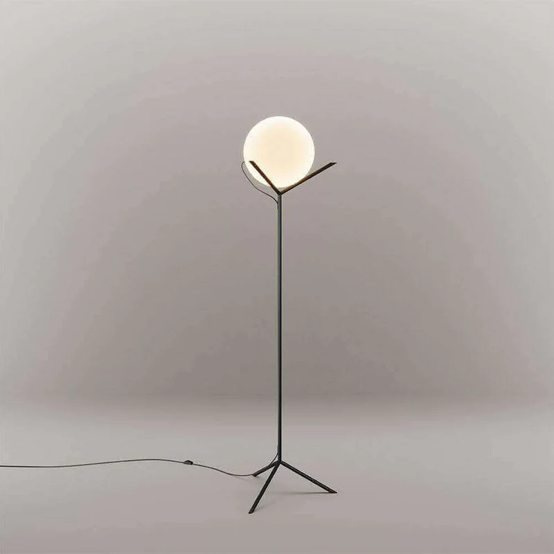 s.luce Stehleuchte Orb Poseidon mit Glaskugel 175cm
