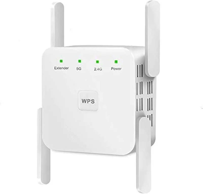 Draadloze WiFi Signaalversterker 5G Dual-Band 1200 Mbps Repeater Router voor Thuis Kantoor en Onderweg | Sansoti
