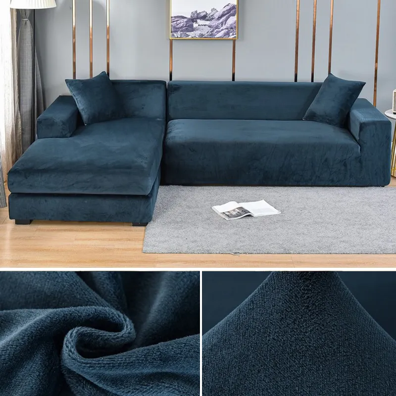 Rekbare Bankhoes Kreukvrij Wasbaar Bankovertrek voor Sofa Bescherming 1 2 3 4 Zitplaatsen Meubelhoes | Sansoti