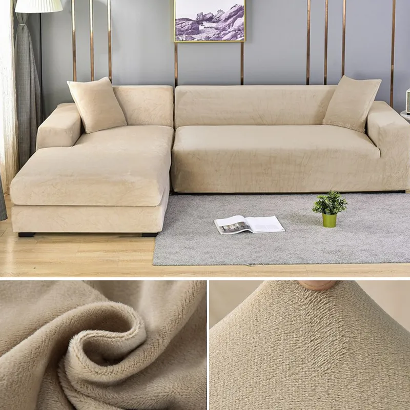 Rekbare Bankhoes Kreukvrij Wasbaar Bankovertrek voor Sofa Bescherming 1 2 3 4 Zitplaatsen Meubelhoes | Sansoti