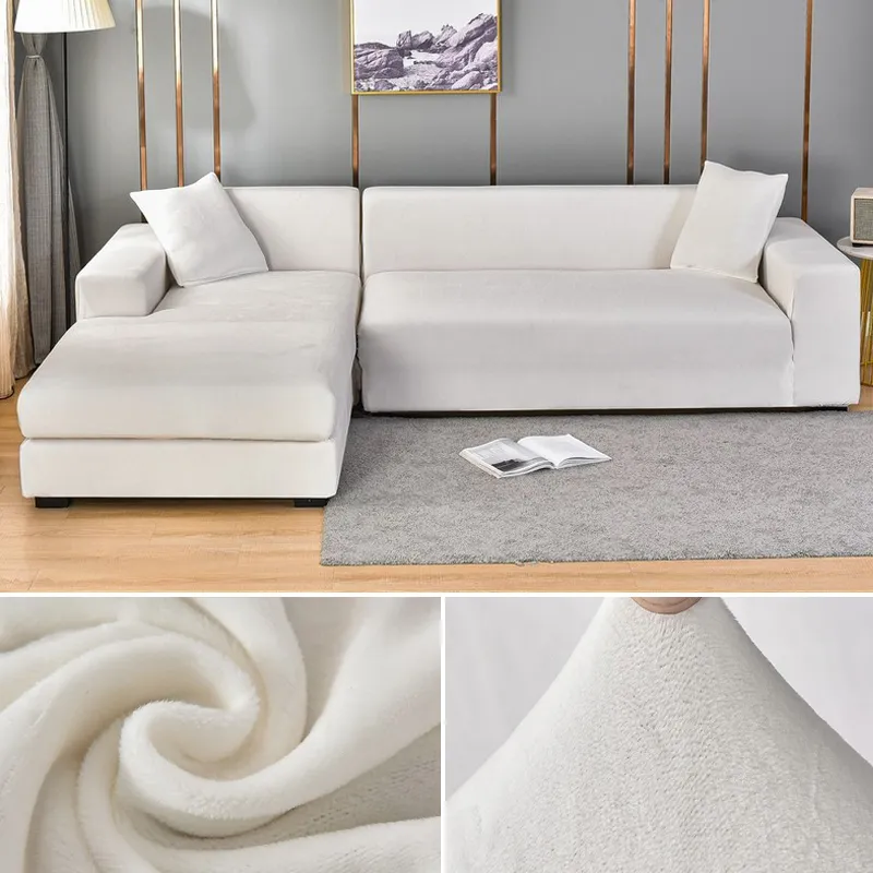 Rekbare Bankhoes Kreukvrij Wasbaar Bankovertrek voor Sofa Bescherming 1 2 3 4 Zitplaatsen Meubelhoes | Sansoti