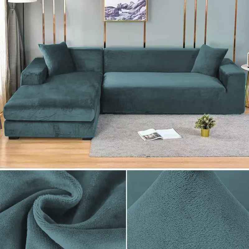 Rekbare Bankhoes Kreukvrij Wasbaar Bankovertrek voor Sofa Bescherming 1 2 3 4 Zitplaatsen Meubelhoes | Sansoti