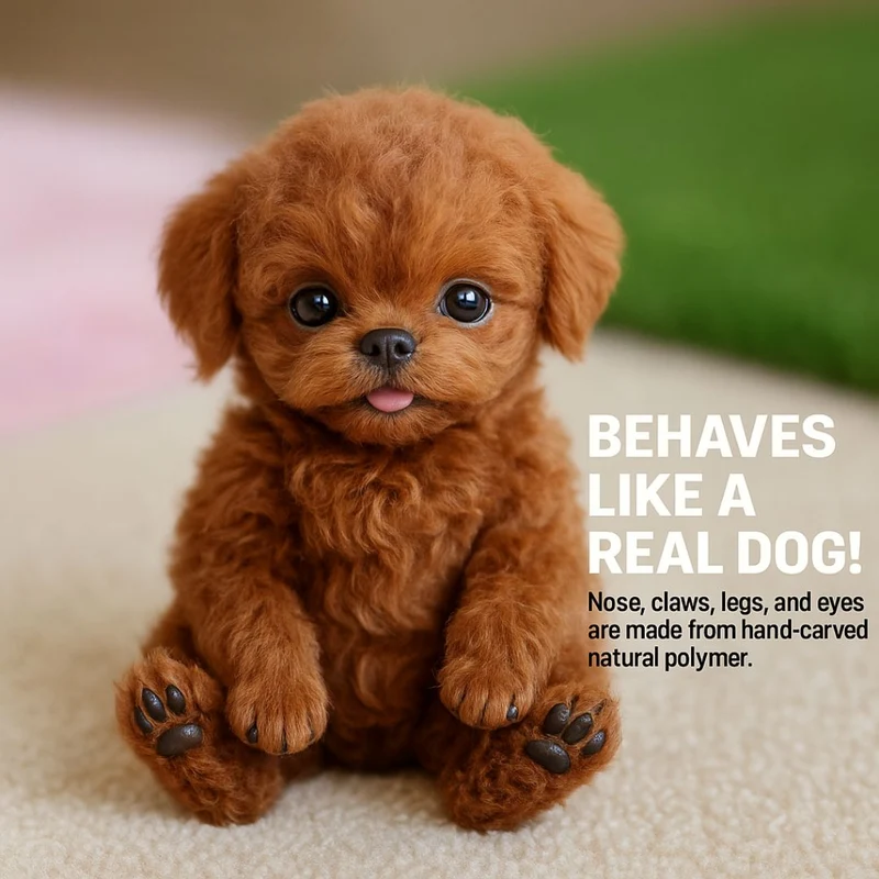 Interactieve Robot Hond voor Kinderen met Stem- en Aanraakherkenning Educatief Pluche Knuffeldier Speelgoed | Sansoti