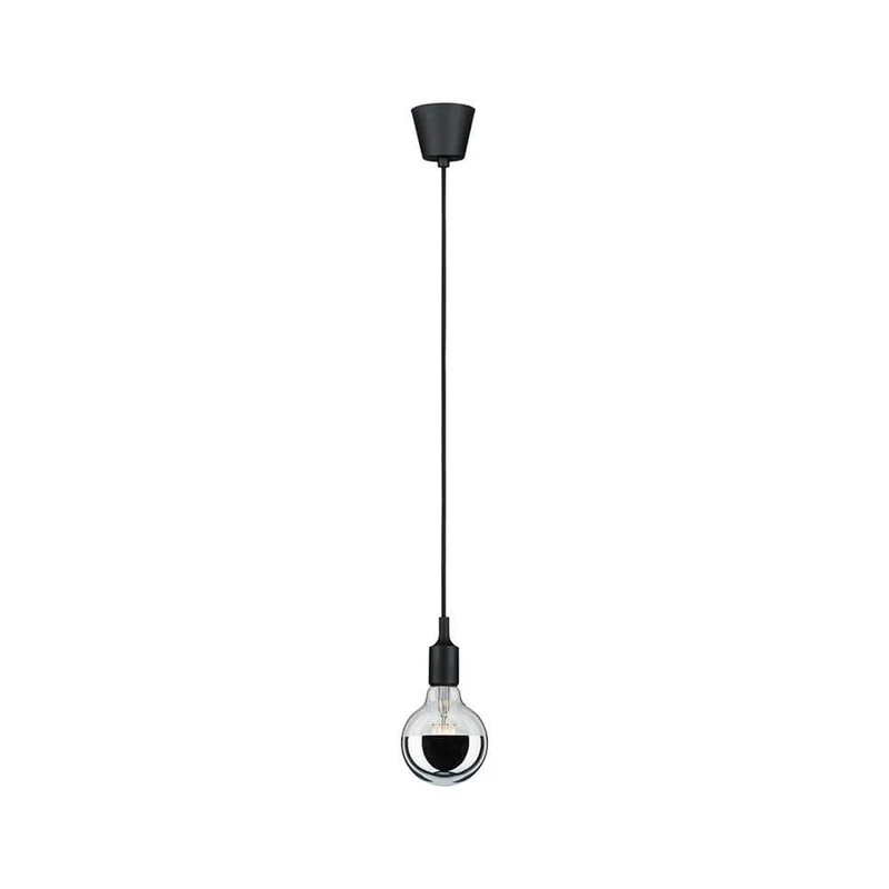 E27 4,8W LED Globe 2700K Kopfspiegel Silber