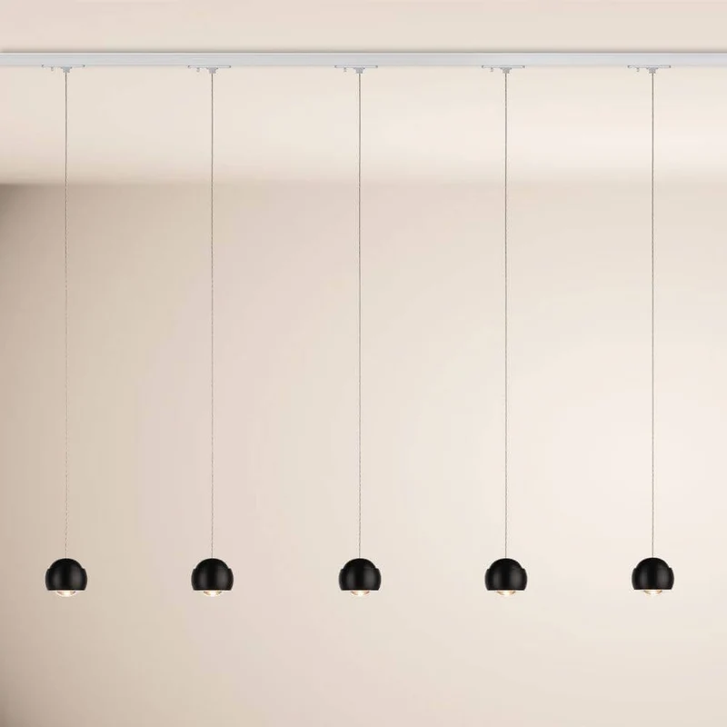 s.luce Beam LED Hängeleuchte 1-Phasen-Schienensystem Endeinspeiser