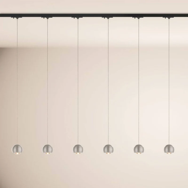 s.luce Beam LED Hängeleuchte 1-Phasen-Schienensystem Endeinspeiser