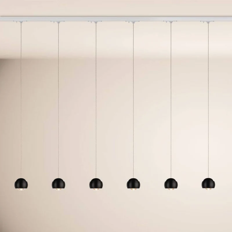 s.luce Beam LED Hängelampe 1-Phasen-Schienensystem Mitteleinspeiser